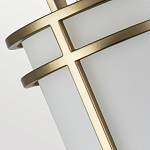 Бра с геометрическим каркасом и матовым белым цилиндрическим плафоном Feiss варинант исполнения - 2 | Loft Concept в Санкт-петербурге