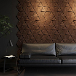 Гипсовая 3D панель с принтографией PM-50 варинант исполнения - 2 | Loft Concept в Санкт-петербурге