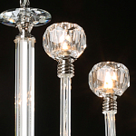 Люстра с 8-ю лампами и гранеными стеклянными плафонами Prism Gala варинант исполнения - 6 | Loft Concept в Санкт-петербурге