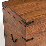 Деревянный сундук из массива манго Mango Wooden Chest Brown варинант исполнения - 2 | Loft Concept в Санкт-петербурге