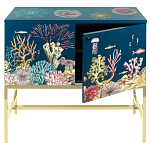 Буфет ручная роспись в морском стиле Cabinet Fondo Marino  варинант исполнения - 3 | Loft Concept в Санкт-петербурге