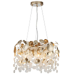 Люстра с декоративными подвесками из прозрачного стекла в форме монеток FAIRYTREE Light варинант исполнения - 3 | Loft Concept в Санкт-петербурге