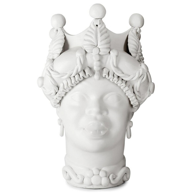 Ваза Vase Moro Lady Baroque White Matt Белый в Санкт-петербурге | Loft Concept 