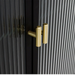 Сервант четырехдверный с рифленым стеклом The Keeper варинант исполнения - 3 | Loft Concept в Санкт-петербурге