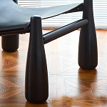 Кресло черно-белое со съемными подушками Celebrity варинант исполнения - 5 | Loft Concept в Санкт-петербурге