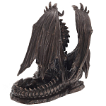 Декоративная статуэтка Дракон Dragon Dark Bronze Statuette варинант исполнения - 4 | Loft Concept в Санкт-петербурге
