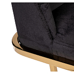 Стул обеденный велюровый черный с золотым каркасом Nobility варинант исполнения - 3 | Loft Concept в Санкт-петербурге