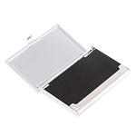 Визитница карманная металлическая с накладкой из натурального камня Апатит Stone Business Card Holders варинант исполнения - 3 | Loft Concept в Санкт-петербурге