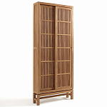 Шкаф из массива тика Okino Wood Cabinet варинант исполнения - 4 | Loft Concept в Санкт-петербурге