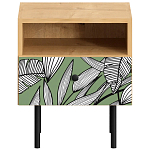 Прикроватная тумба с изображением на ящике Elise Nightstand варинант исполнения - 10 | Loft Concept в Санкт-петербурге