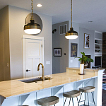 Подвесной светильник с круглым белым плафоном в индустриальном стиле Feiss варинант исполнения - 6 | Loft Concept в Санкт-петербурге