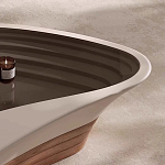 Журнальный столик фигурный со стеклянной столешницей Table Drop варинант исполнения - 4 | Loft Concept в Санкт-петербурге