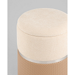 Пуф Mauldine с ящиком бежевый с экокожей варинант исполнения - 3 | Loft Concept в Санкт-петербурге