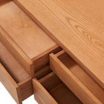 Длинная деревянная консоль с ящиками Espen Wooden Console варинант исполнения - 2 | Loft Concept в Санкт-петербурге