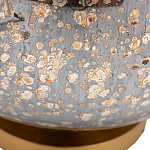 Настольная лампа c бежевым абажуром на круглом стеклянном основании Soft Pastel Light варинант исполнения - 1 | Loft Concept в Санкт-петербурге