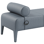 Кушетка Cuba из натуральной кожи с валиком  варинант исполнения - 3 | Loft Concept в Санкт-петербурге