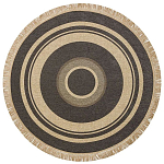 Ковер из комбинированного состава с узором Circles of goodness варинант исполнения - 1 | Loft Concept в Санкт-петербурге