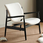 Кресло с каркасом и ножками из древесины и мягкими сиденьем и спинкой Venice варинант исполнения - 2 | Loft Concept в Санкт-петербурге