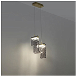 Подвесной светильник волнистой формы из фактурного стекла Wave варинант исполнения - 9 | Loft Concept в Санкт-петербурге