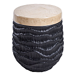 Приставной столик с фактурой под натуральное дерево Immortality варинант исполнения - 1 | Loft Concept в Санкт-петербурге