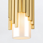 Потолочный светильник латунного цвета с цилиндрическим белым матовым плафоном Elstead Lighting варинант исполнения - 4 | Loft Concept в Санкт-петербурге