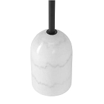 Кофейный столик с круглой чёрной столешницей и мраморным основанием Exquisite Practicality варинант исполнения - 3 | Loft Concept в Санкт-петербурге