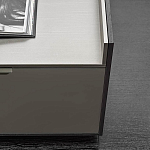Дизайнерский комод серый с глянцевым фасадом Darren варинант исполнения - 1 | Loft Concept в Санкт-петербурге
