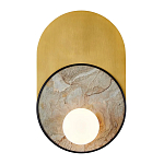 Бра с каменным диском в металлической раме Sandstone Painting варинант исполнения - 1 | Loft Concept в Санкт-петербурге