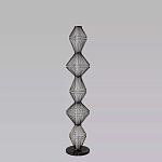 Торшер светодиодный с плетеным металлическим каркасом Metal Interweaving варинант исполнения - 4 | Loft Concept в Санкт-петербурге