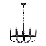 Люстра круглая с 6-ю лампами Kichler варинант исполнения - 8 | Loft Concept в Санкт-петербурге