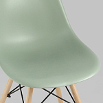 Пластиковый стул на ножках из массива бука Eames Mint варинант исполнения - 7 | Loft Concept в Санкт-петербурге