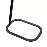 Столик приставной с прямоугольной серой столешницей Steel Stable Table варинант исполнения - 3 | Loft Concept в Санкт-петербурге