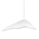 Подвесной светильник с асимметричным волнообразным абажуром и фактурной бахромой по краю Tactile Line варинант исполнения - 1 | Loft Concept в Санкт-петербурге