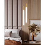 Подвесной светильник Cateline Brass Tube Hanging Lamp варинант исполнения - 2 | Loft Concept в Санкт-петербурге