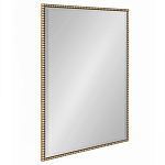 Зеркало прямоугольное в фактурной золотой раме Reflective Fabric варинант исполнения - 1 | Loft Concept в Санкт-петербурге