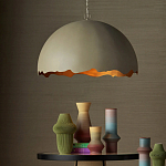 Подвесной светильник в форме купола с сочетанием золотого и оливкового цвета Eggshell варинант исполнения - 3 | Loft Concept в Санкт-петербурге