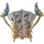 Ваза фарфоровая с попугаями Ferra варинант исполнения - 1 | Loft Concept в Санкт-петербурге