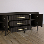 Большая VT-тумба Primo шпон темный орех варинант исполнения - 5 | Loft Concept в Санкт-петербурге