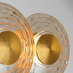 Бра из трех стеклянных фактурных дисков Eyepiece варинант исполнения - 4 | Loft Concept в Санкт-петербурге