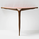 Дизайнерская консоль деревянная на одной ножке Poltronova Gallino Connsole Table варинант исполнения - 2 | Loft Concept в Санкт-петербурге