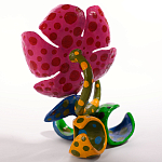 Декоративная статуэтка Yayoi Kusama Flowers that Bloom at Midnight Pink варинант исполнения - 2 | Loft Concept в Санкт-петербурге