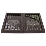 Подарочные нарды из натурального камня с гравировкой Backgammon from Stone варинант исполнения - 2 | Loft Concept в Санкт-петербурге