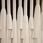 Декор на стену Белые Кисти Wall decor White Tassels варинант исполнения - 1 | Loft Concept в Санкт-петербурге