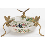 Блюдо фарфоровое Полет стрекоз Jita варинант исполнения - 3 | Loft Concept в Санкт-петербурге