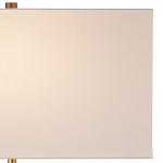 Торшер с прямоугольным абажуром на белом мраморном основании Asymmetry on Marble варинант исполнения - 3 | Loft Concept в Санкт-петербурге