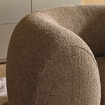 Дизайнерское полукруглое мягкое кресло CINNAMON Armchair варинант исполнения - 5 | Loft Concept в Санкт-петербурге