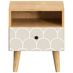 Прикроватная тумба с изображением на ящике Elise Nightstand варинант исполнения - 6 | Loft Concept в Санкт-петербурге