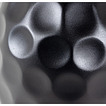 Столик журнальный с круглой деревянной столешницей на черном фактурном основании Bourgeon варинант исполнения - 6 | Loft Concept в Санкт-петербурге