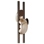 Бра  с фигурным мраморным рассеивателем Spiral of Warm Light варинант исполнения - 9 | Loft Concept в Санкт-петербурге