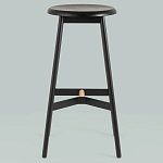 Черный барный стул Knopper варинант исполнения - 3 | Loft Concept в Санкт-петербурге